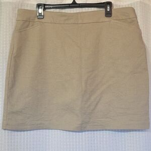 Croft & Barrow Women’s Effortless Stretch Skort-Size 18 Beige